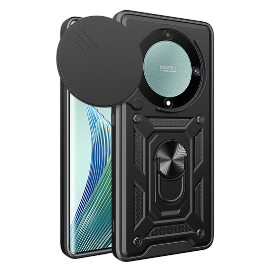 Maska za Honor Magic5 Lite, Techsuit, CamShield, Crna
