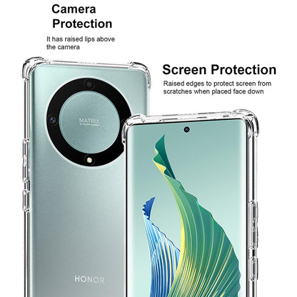 Maska za Honor Magic5 Lite, Techsuit, Shockproof Clear, Prozirna