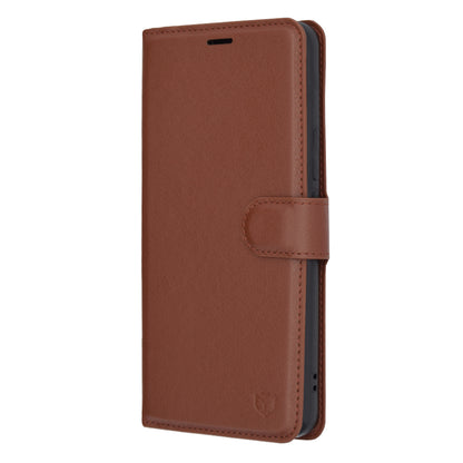 Futrola za Honor Magic5 Pro, Techsuit, Kožna Folio, Smeđa