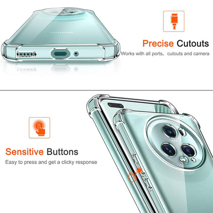Maska za Honor Magic5 Pro, Techsuit, Shockproof Clear, Prozirna