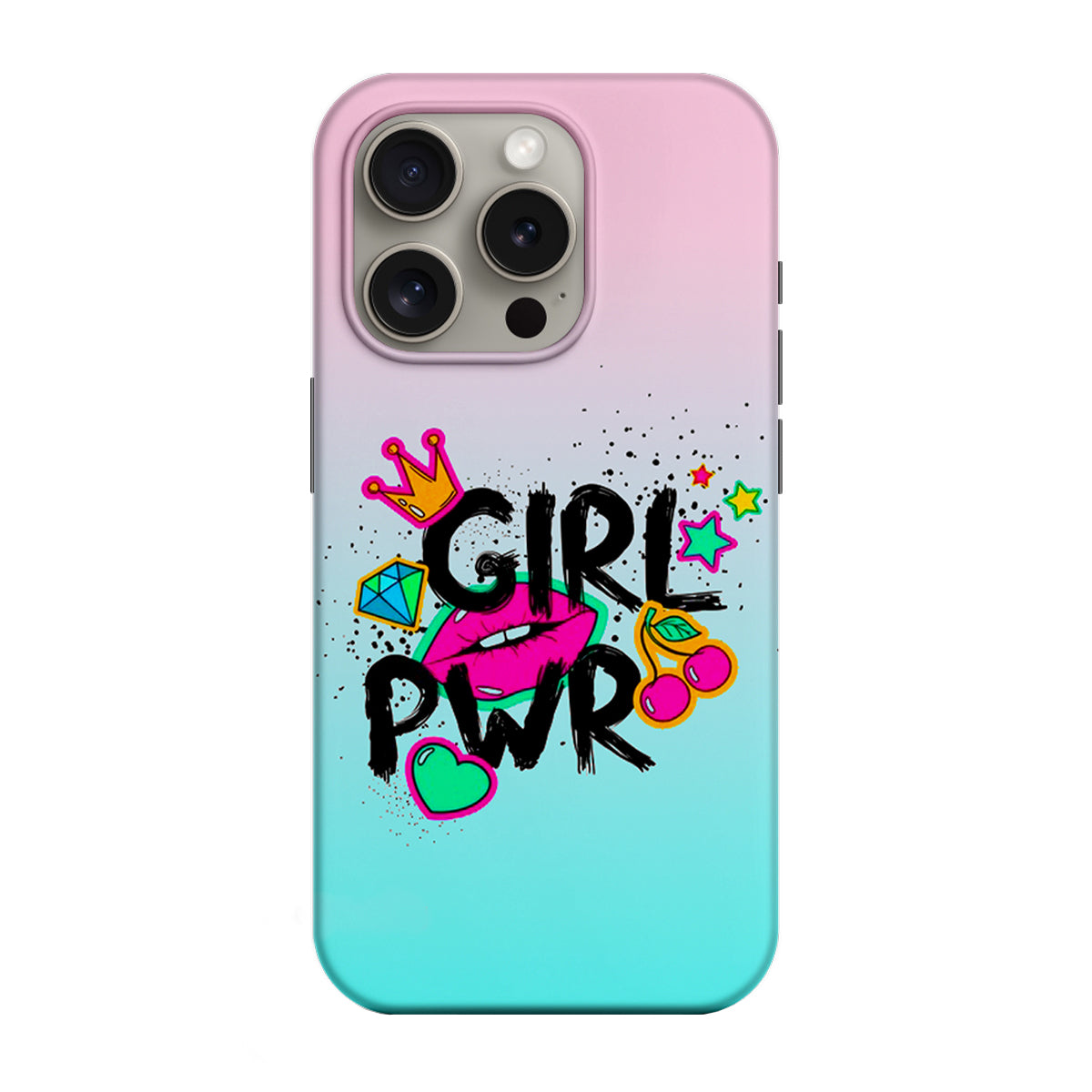 Maska za Honor Magic6 Lite, Perfect Case, LOVE-Splash Girl Power, Višebojna
