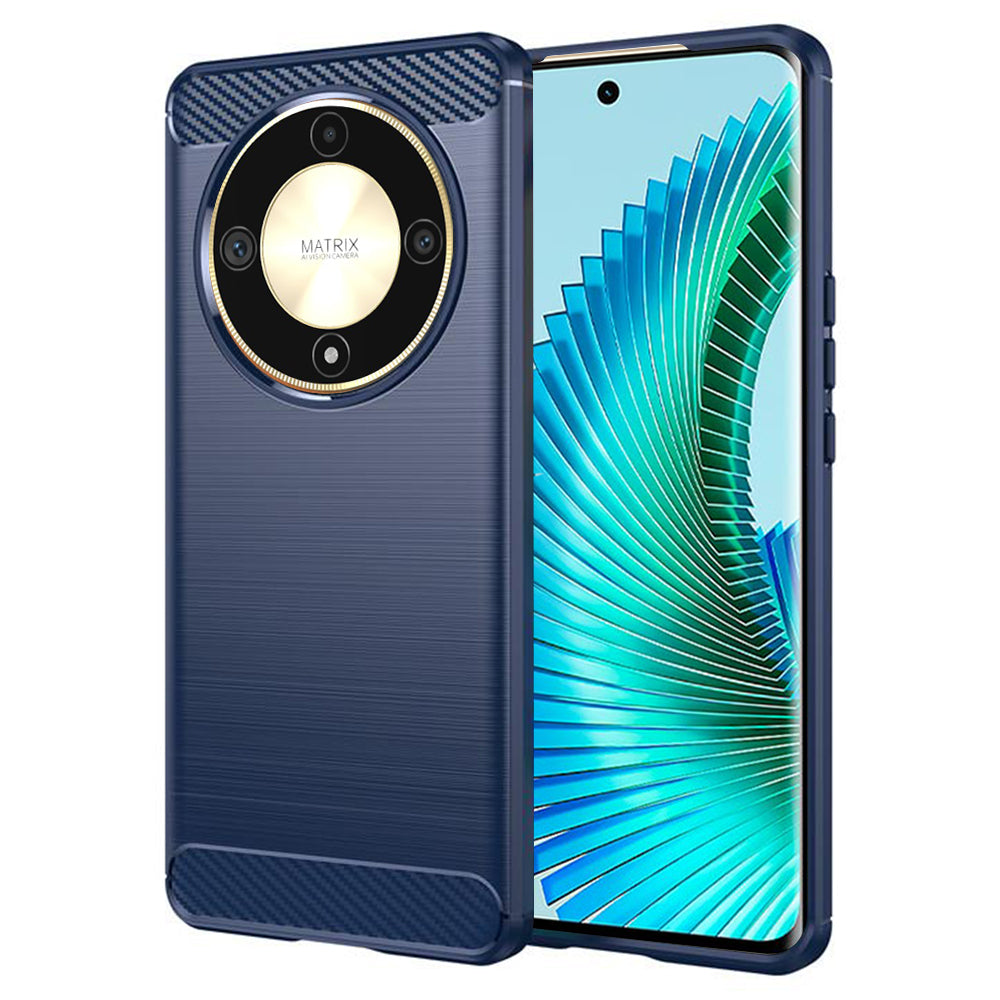 Futrola za Honor Magic6 Lite, Techsuit, Karbon, Plava