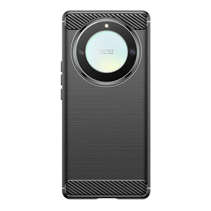 Maska za Honor Magic6 Lite, Techsuit, Karbon, Crna
