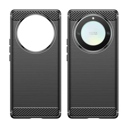 Maska za Honor Magic6 Lite, Techsuit, Karbon, Crna