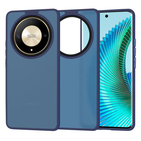 Maska za Honor Magic6 Lite, Techsuit, HaloFrost, Tamnoplava