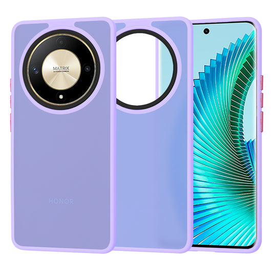 Maska za Honor Magic6 Lite, Techsuit, HaloFrost, Svijetlo Ljubičasta