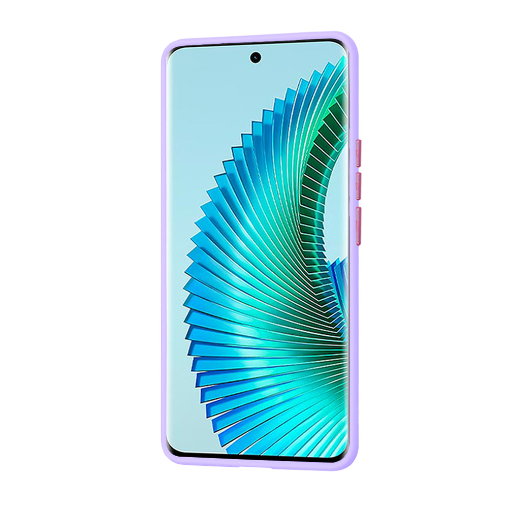 Maska za Honor Magic6 Lite, Techsuit, HaloFrost, Svijetlo Ljubičasta