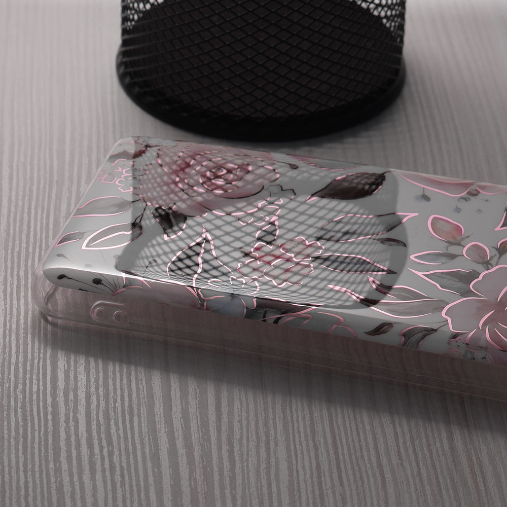 Maska za Honor Magic6 Lite, Techsuit, Mramor, Bijela