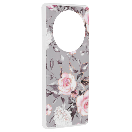Maska za Honor Magic6 Lite, Techsuit, Marble, Siva