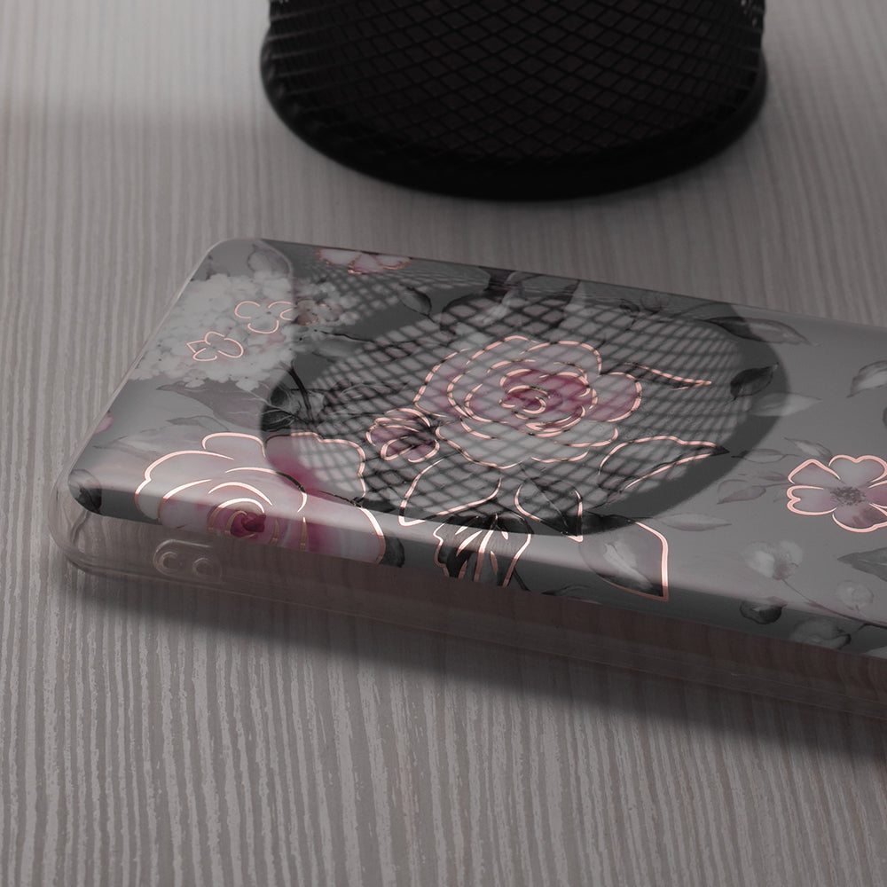Maska za Honor Magic6 Lite, Techsuit, Marble, Siva
