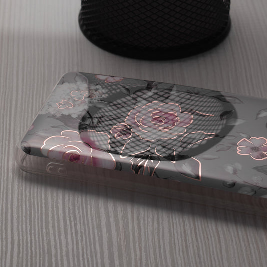 Maska za Honor Magic6 Lite, Techsuit, Marble, Siva
