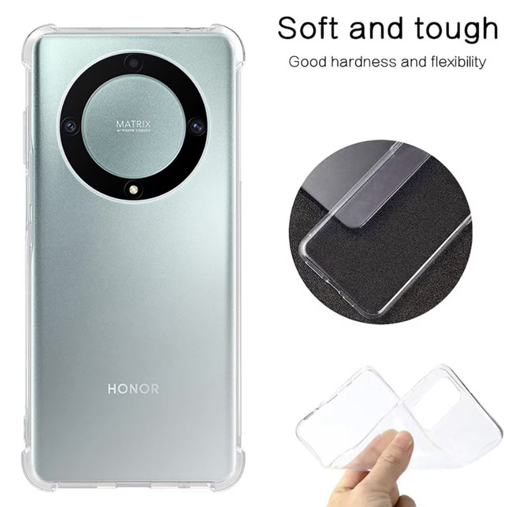 Maska za Honor Magic6 Lite, Techsuit, Shockproof Clear, Prozirna
