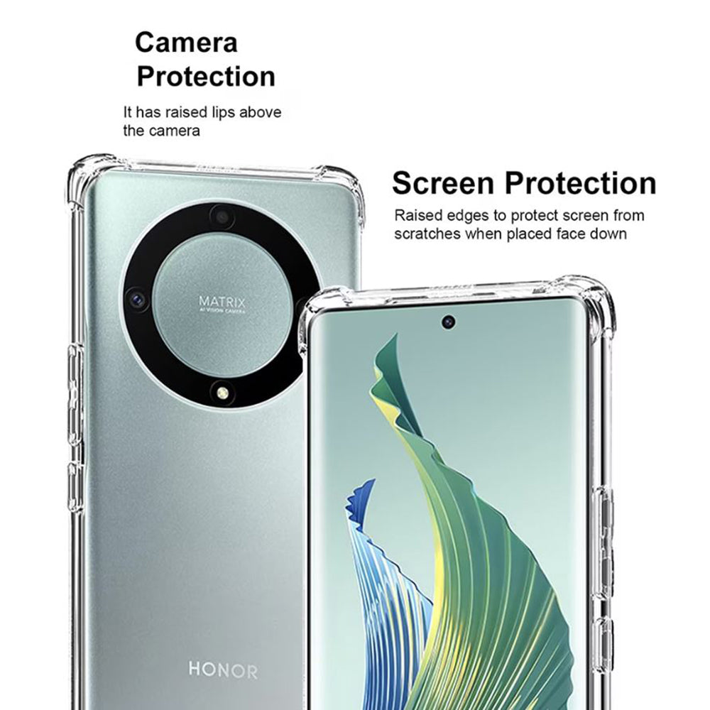 Maska za Honor Magic6 Lite, Techsuit, Shockproof Clear, Prozirna