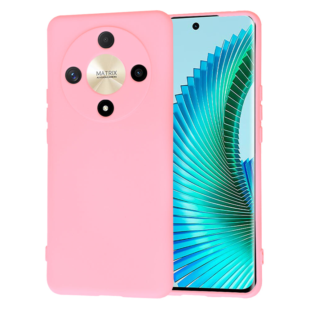Maska za Honor Magic6 Lite, Techsuit, SoftFlex, Svijetlo Roza