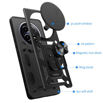 Maska za Honor Magic6 Pro, Techsuit, CamShield, Crna