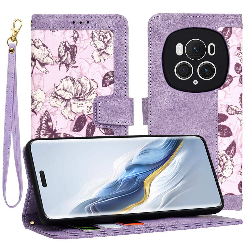 Futrola za Honor Magic6 Pro, Techsuit, FlipCraft, Ljubičasta