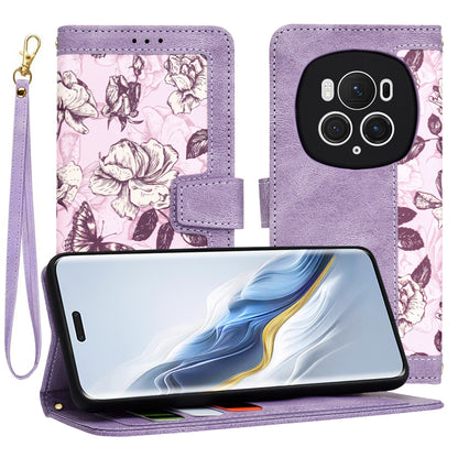 Futrola za Honor Magic6 Pro, Techsuit, FlipCraft, Ljubičasta