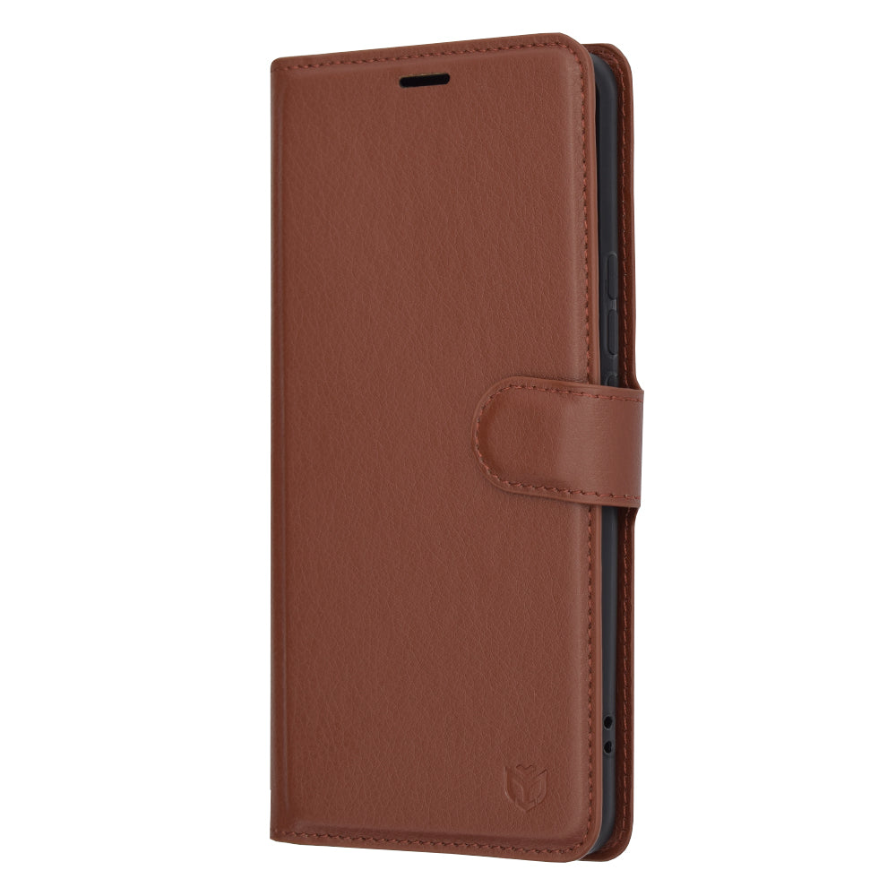 Futrola za Honor Magic6 Pro, Techsuit, Kožna Folio, Smeđa