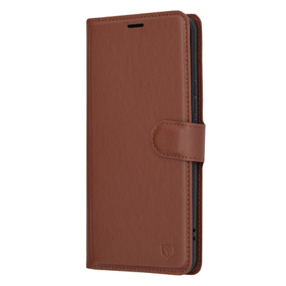 Futrola za Honor Magic6 Pro, Techsuit, Kožna Folio, Smeđa