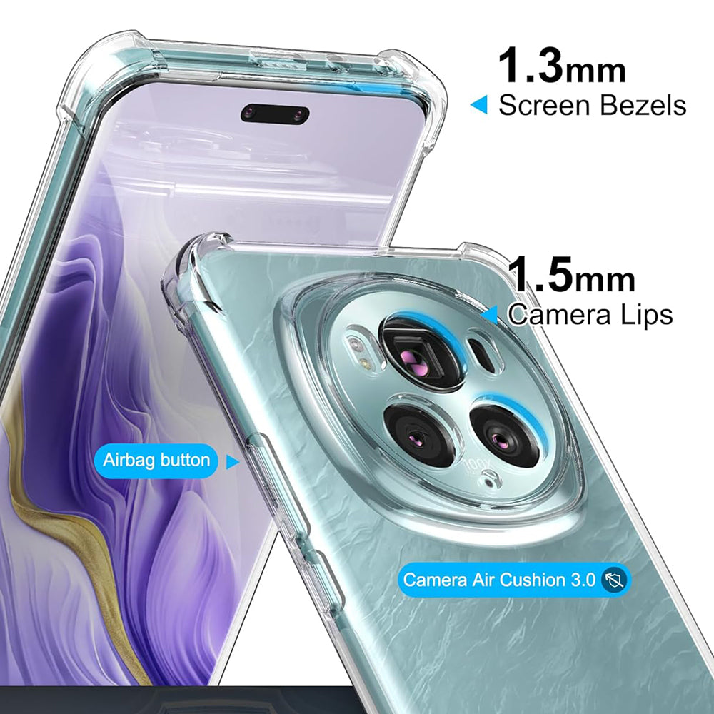 Maska za Honor Magic6 Pro, Techsuit, Shockproof Clear, Prozirna