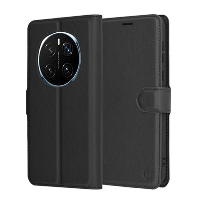 Futrola za Honor Magic7 Pro, Techsuit, Kožna Folio, Crna