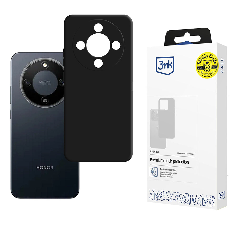 Futrola za Honor Magic8 Lite, 3MK, Mat Crna