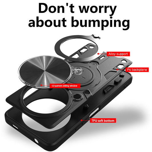 Futrola za Honor Magic8 Lite, Techsuit, CamGuard Pro, Zlatno Roza