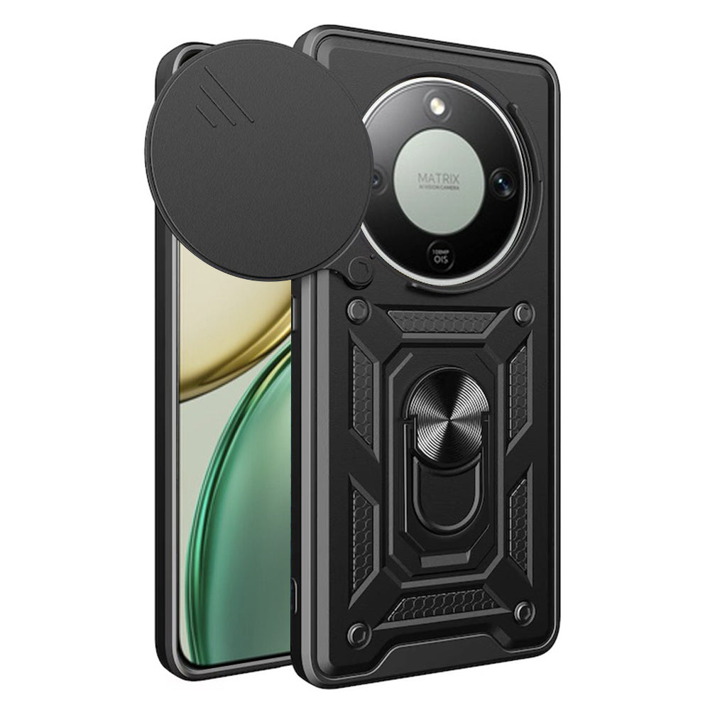 Futrola za Honor Magic8 Lite, Techsuit, CamShield, Crna