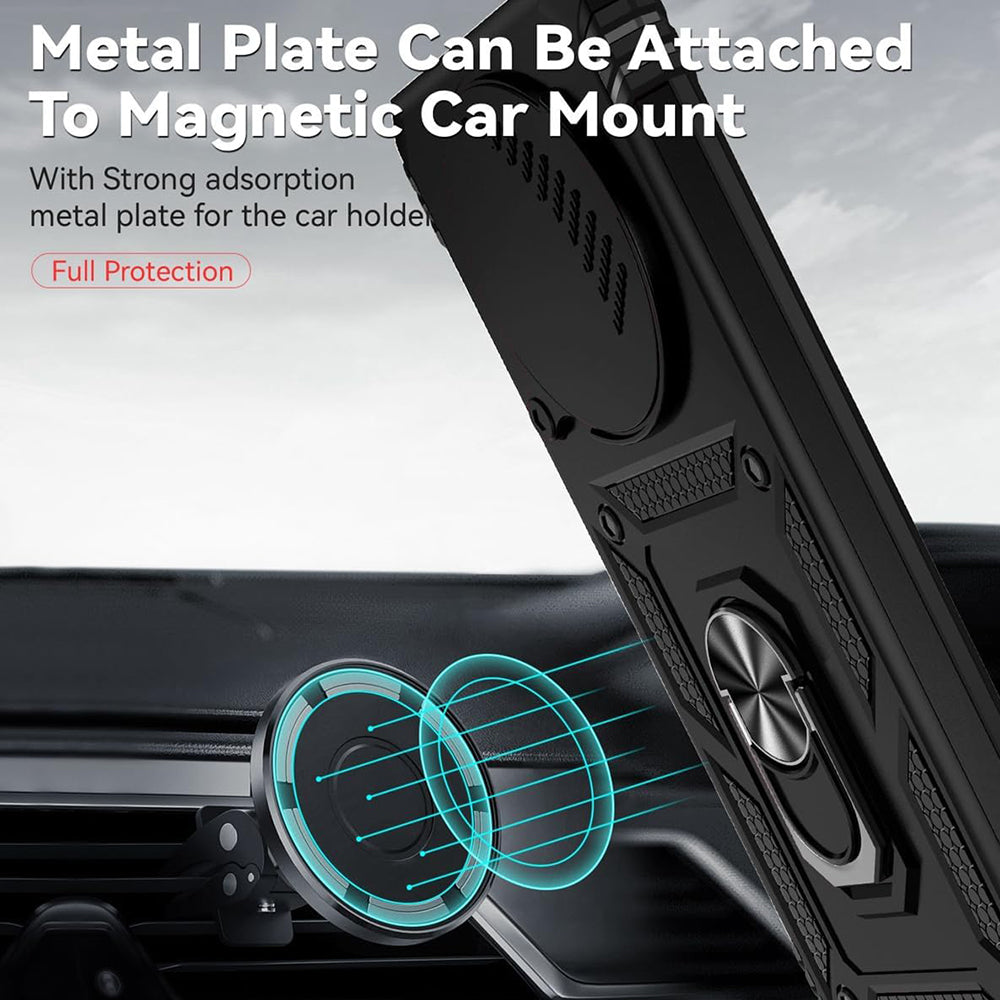 Futrola za Honor Magic8 Lite, Techsuit, CamShield, Crna