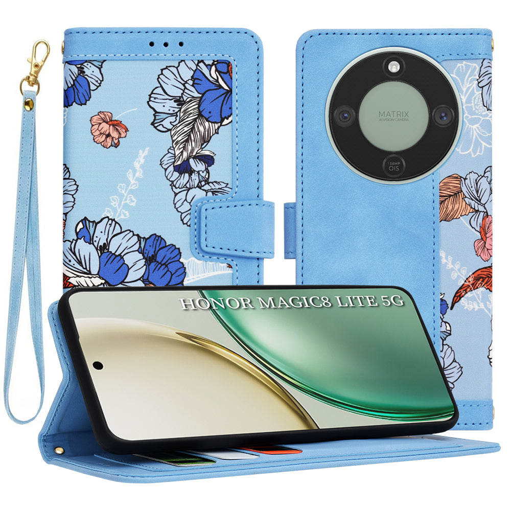 Futrola za Honor Magic8 Lite, Techsuit, FlipCraft, Plava