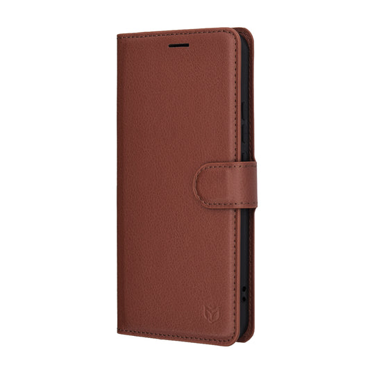 Futrola za Honor Magic8 Lite, Techsuit, Leather Folio, smeđa