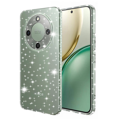 Futrola za Honor Magic8 Lite, Techsuit, SparkleSkin, Prozirna