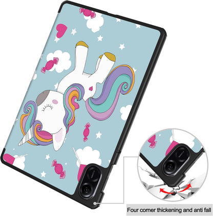 Futrola za Honor Pad X8a, Techsuit, FoldPro Unicorn, Višebojna