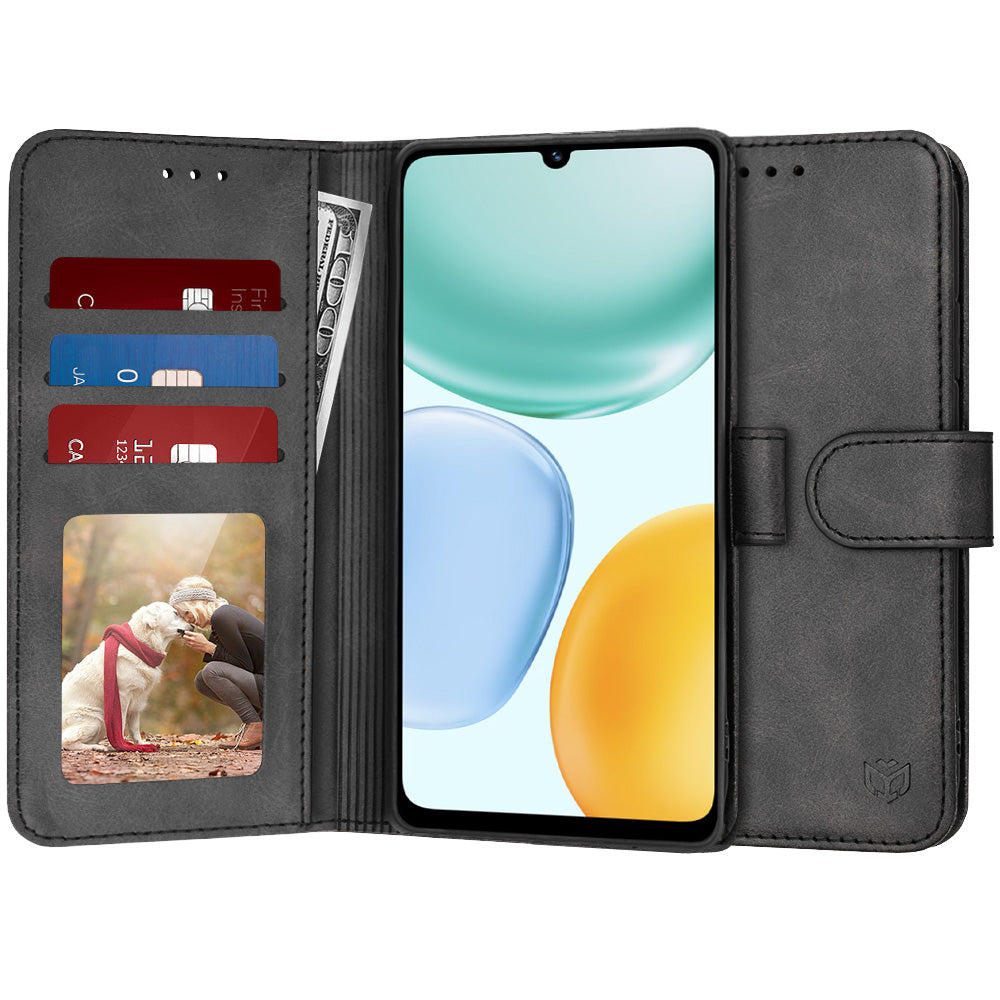 Futrola za Honor X5c Plus, Techsuit, Diary Book, Crna