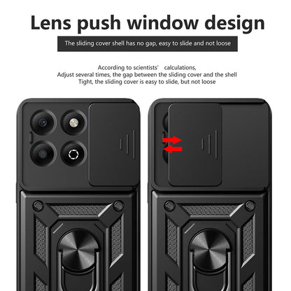 Maska za Honor X6b, Techsuit, CamShield, Crna