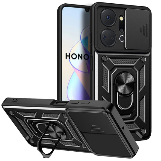 Maska za Honor X7a, Techsuit, CamShield, Crna