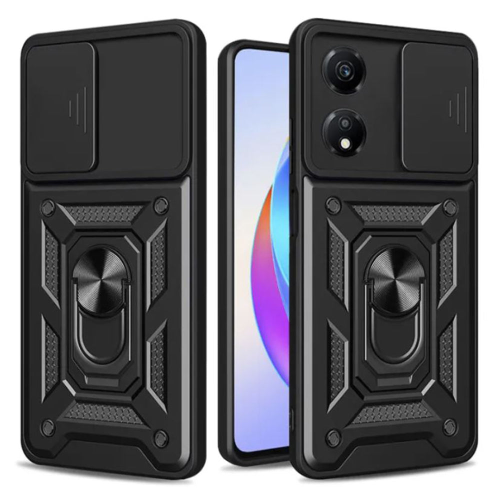 Maska za Honor X7b 5G / 90 Smart / X7b 4G, Techsuit, CamShield, Crna