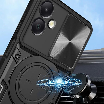 Maska za Honor X7c / 200 Smart, Techsuit, CamGuard Pro, Crna