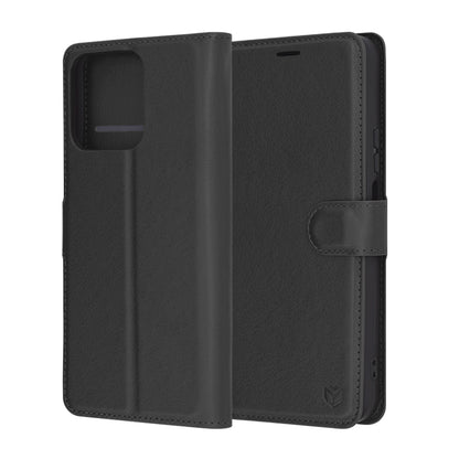 Futrola za Honor X7c / 200 Smart, Techsuit, Kožna Folio, Crna