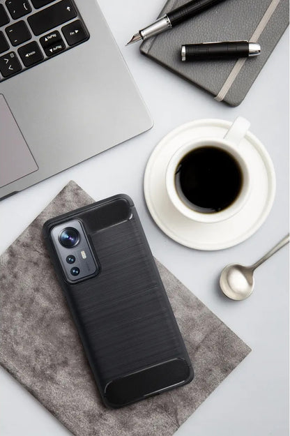 Maska za Honor X8c, OEM, Karbon, Crna