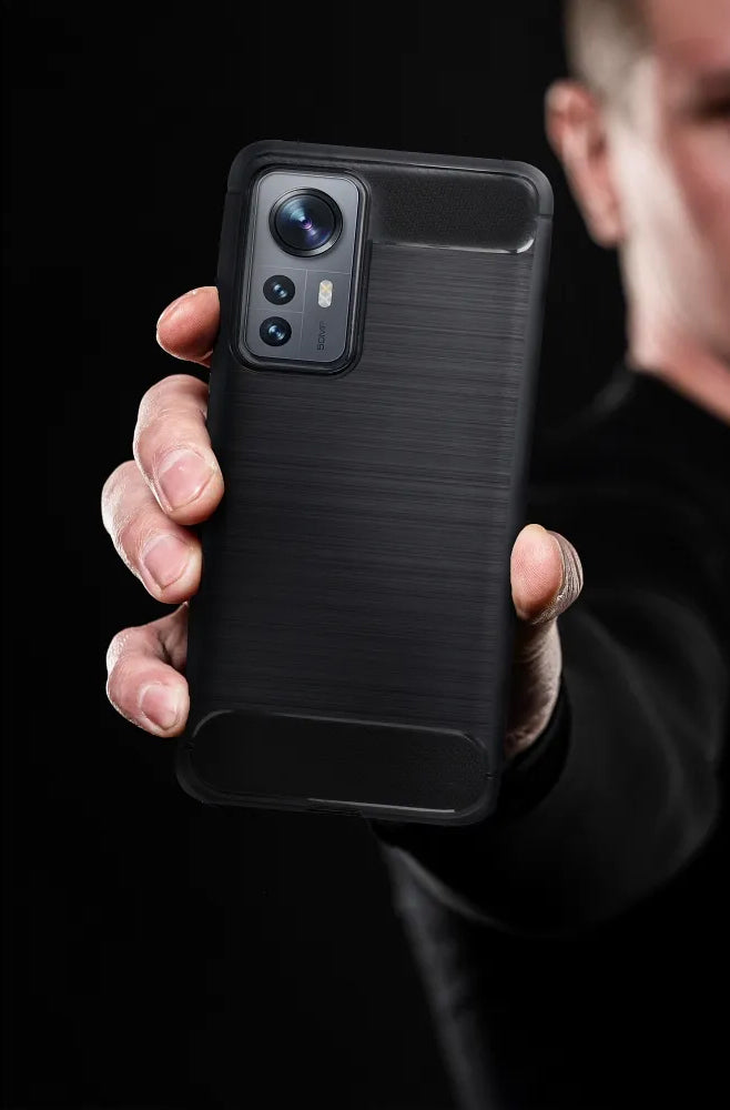 Maska za Honor X8c, OEM, Karbon, Crna