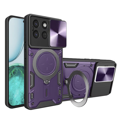 Maska za Honor X8c, Techsuit, CamGuard Pro, Ljubičasta
