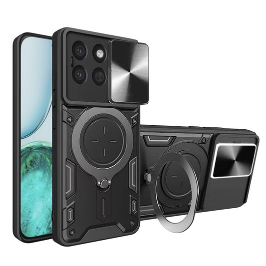Maska za Honor X8c, Techsuit, CamGuard Pro, Crna