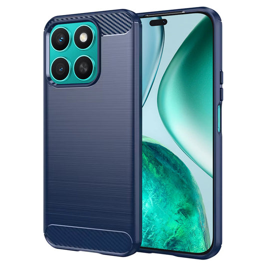 Maska za Honor X8c, Techsuit, Karbon, Plava
