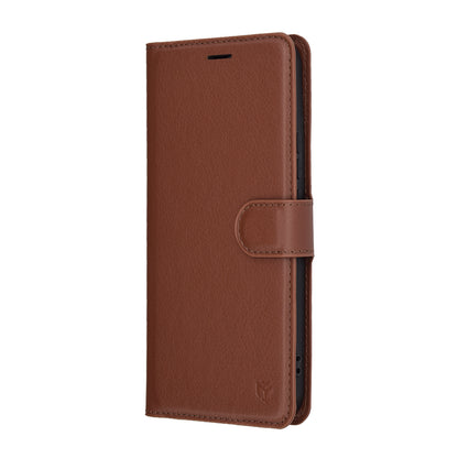 Futrola za Honor X8c, Techsuit, Kožna Folio, Smeđa