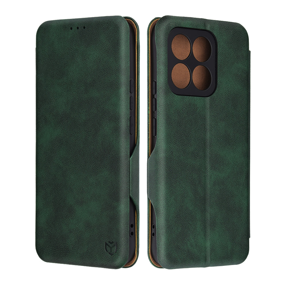Futrola za Honor X8c, Techsuit, Safe Wallet Plus, Zelena