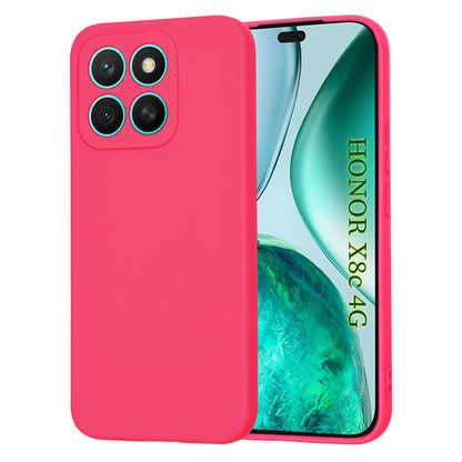 Maska za Honor X8c, Techsuit, SoftFlex, Tamno Roza