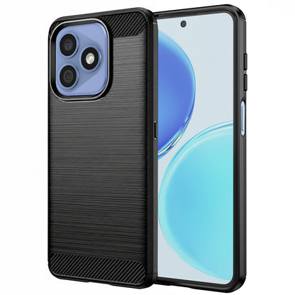 Maska za Honor X8d, Techsuit, Karbon, Crna