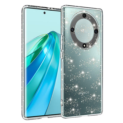 Maska za Honor X9a, Techsuit, SparkleSkin, Prozirna