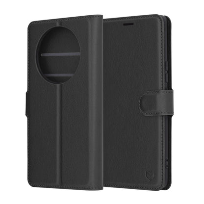Futrola za Honor X9c / Magic7 Lite, Techsuit, Kožna Folio, Crna